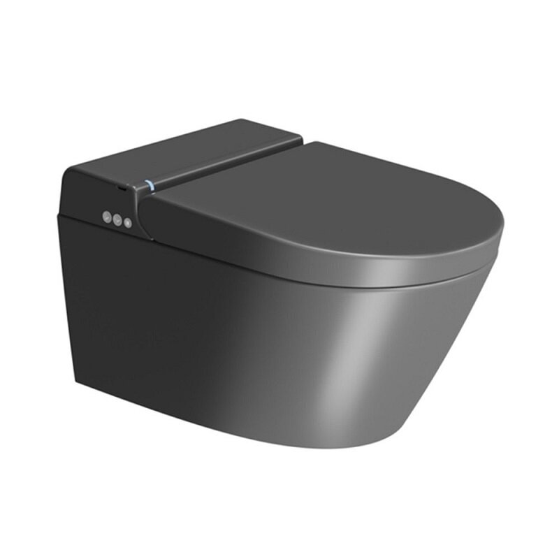 Изображение товара Электронный унитаз GSI WClean 7418K26 подвесной с биде и Soft-Close черный матовый