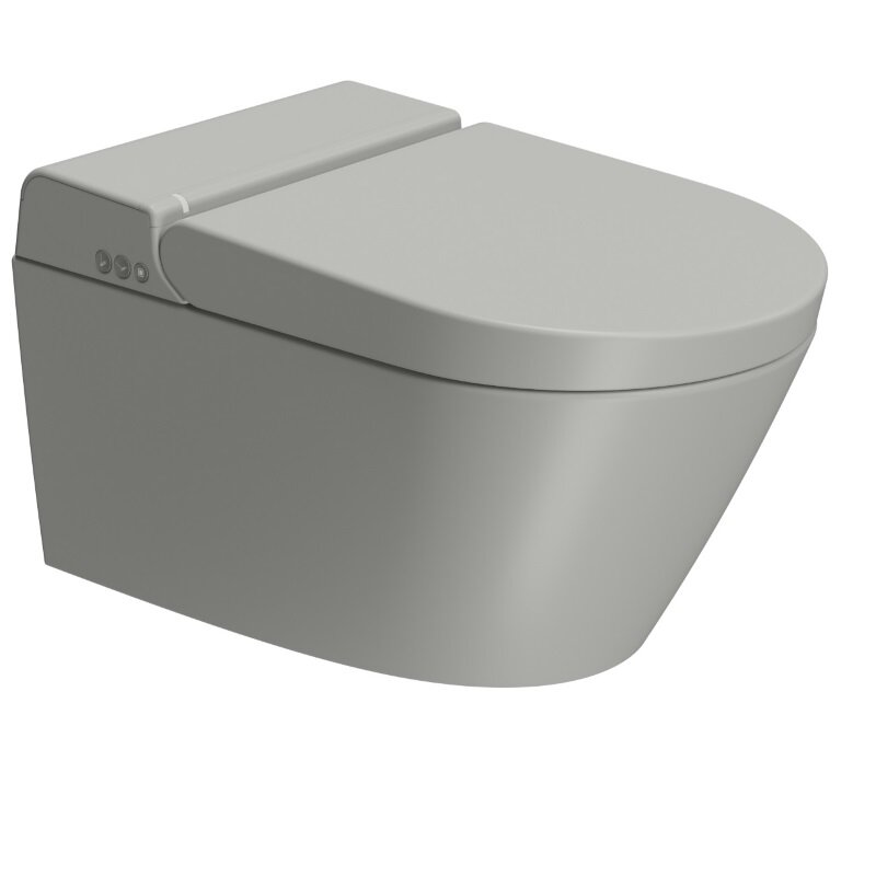 Изображение товара Унитаз GSI WClean 7418K17 с модулем биде и Soft-Close, матовый cenere