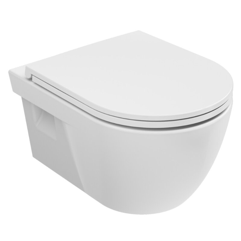 Изображение товара Подвесной унитаз Isvea Soluzione XX 10SY02002SV безободковый каскадный слив