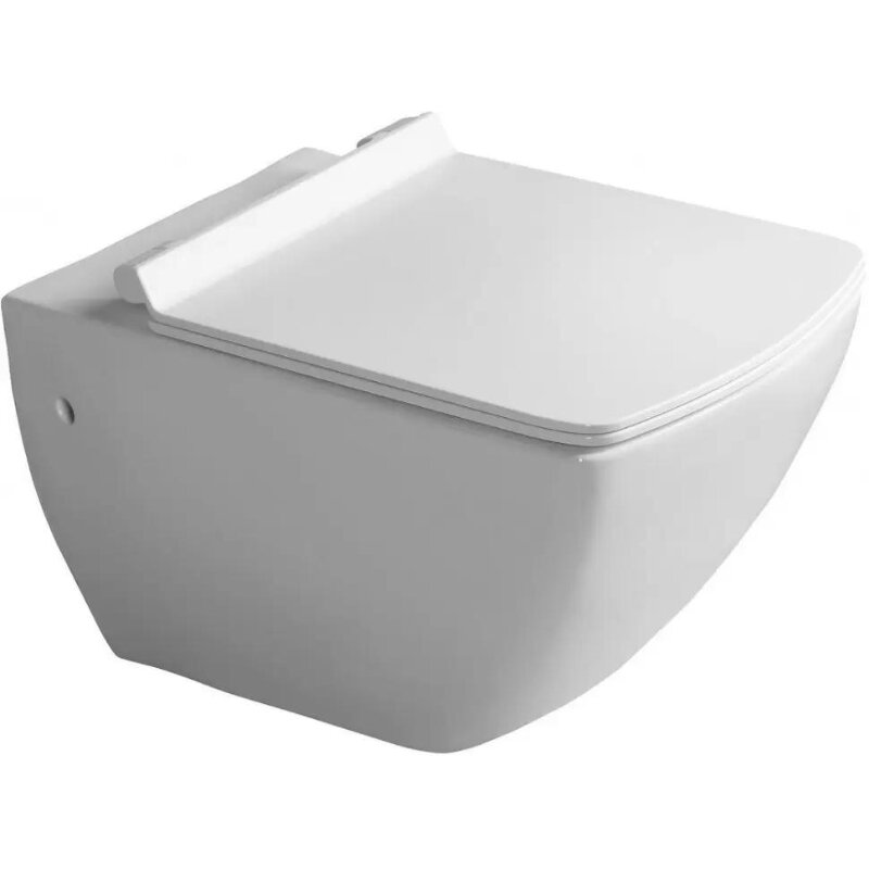 Изображение товара Подвесной безободковый унитаз Isvea Purita 10PL02008SV, белый, италия