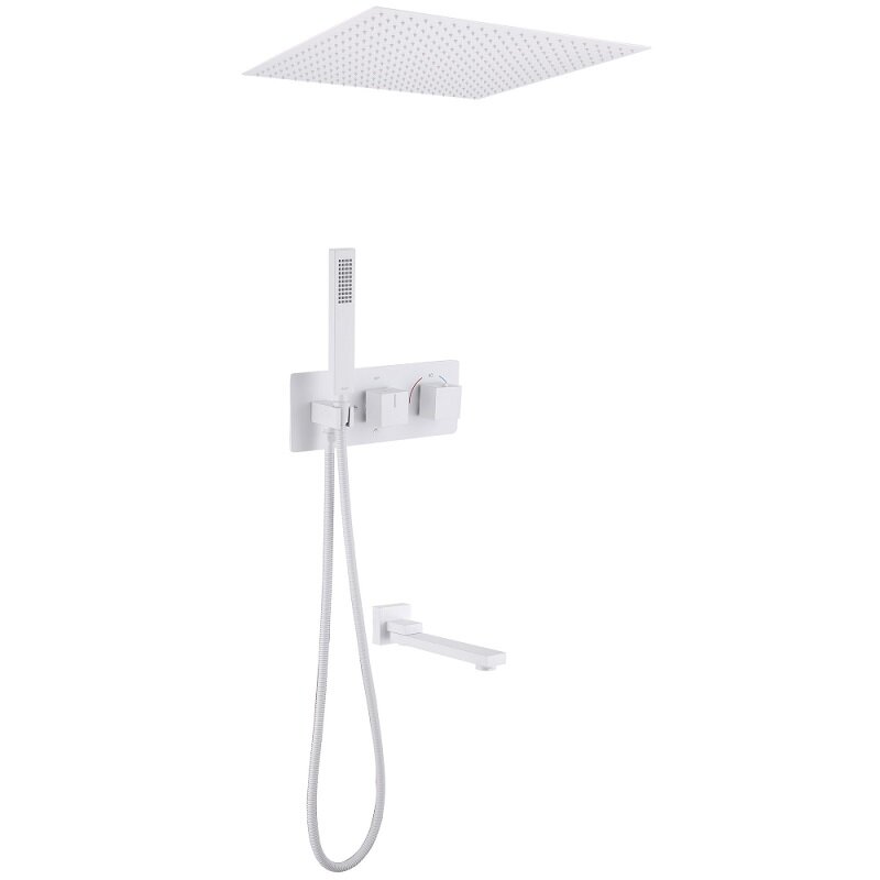 Изображение товара Душевая система Abber Daheim AF8254W термостатическая на 3 потребителя