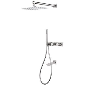 Изображение товара Душевая система Abber Rund AF8717SP с PVD покрытием сатин Германия