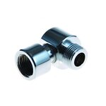 Американка Luxon угловая 1/2 x 1/2, г/ш, 751SCS0404, хром - фото 1