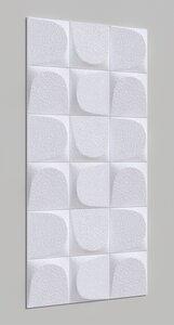 Изображение товара Декоративная панель Alpine Walls Geometrium ECOGR0203W 65х120 см белая для стен