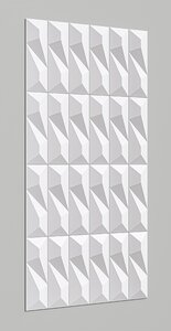 Изображение товара Декоративная панель Alpine Walls Geometrium ECOGR0206W, 65 х 120 см, белый