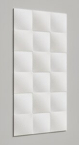 Изображение товара Декоративная панель Alpine Walls Geometrium ECOGR0207W 65х120 см белый для внутренней отделки