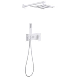 Изображение товара Душевая система Abber Daheim AF8218W, белый матовый