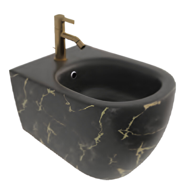 Изображение товара Биде подвесное Isvea Infinity 10NF41001-2N-MRM черный матовый