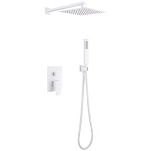 Изображение товара Душевая система Abber Daheim AF8219W, белый матовый