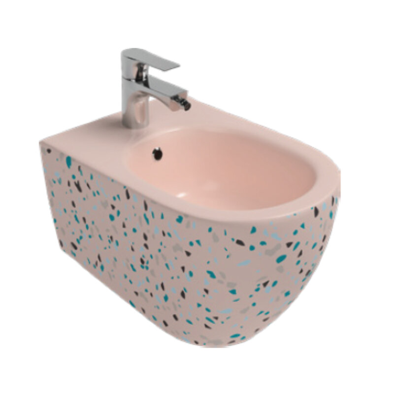 Изображение товара Биде подвесное Isvea Infinity 10NF41001SV-2S-TRZ лососевый матовый