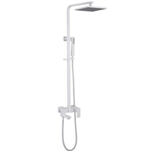Изображение товара Душевая система Abber Daheim AF8216WL, PVD покрытие, белый матовый