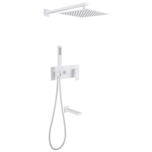 Изображение товара Душевая система Abber Daheim AF8217W, белый матовый