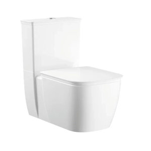 Изображение товара Напольный унитаз La Fenice Simpla FNC-09-SIM-UNB, безободковый, с микролифтом, Tornado, цвет белый