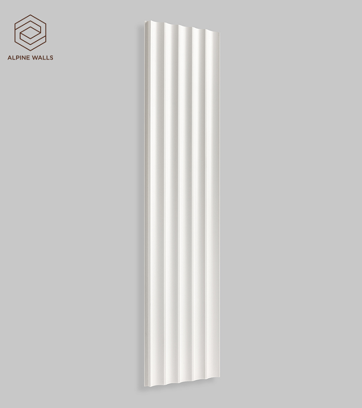 Изображение товара Декоративная панель Alpine Walls LineArt ECO7701W 14.8 х 290 см белая