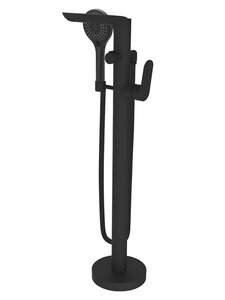 Изображение товара Смеситель Clever Vogue Elegance 61738 для ванны и душа, черный матовый