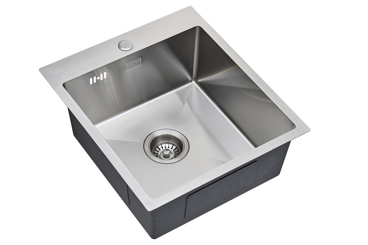 Изображение товара Кухонная мойка S.K.Sanitary SKS 4551, 45 см, брашированная нержавеющая сталь Изображение товара Кухонная мойка S.K.Sanitary SKS 4551, 45 см, брашированная нержавеющая сталь