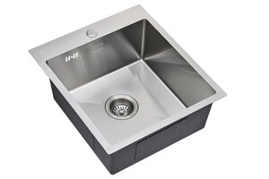 Изображение товара Кухонная мойка S.K.Sanitary SKS 4551, 45 см, брашированная нержавеющая сталь