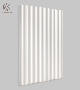 Изображение товара Декоративная панель Alpine Walls LineArt ECO81031 40.5 х 290 см белая для внутренней отделки