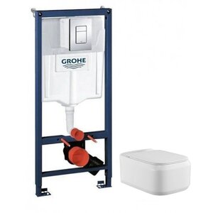 Изображение товара Инсталляция Grohe Rapid SL 38772001 для подвесного унитаза с системой торнадо и микролифтом
