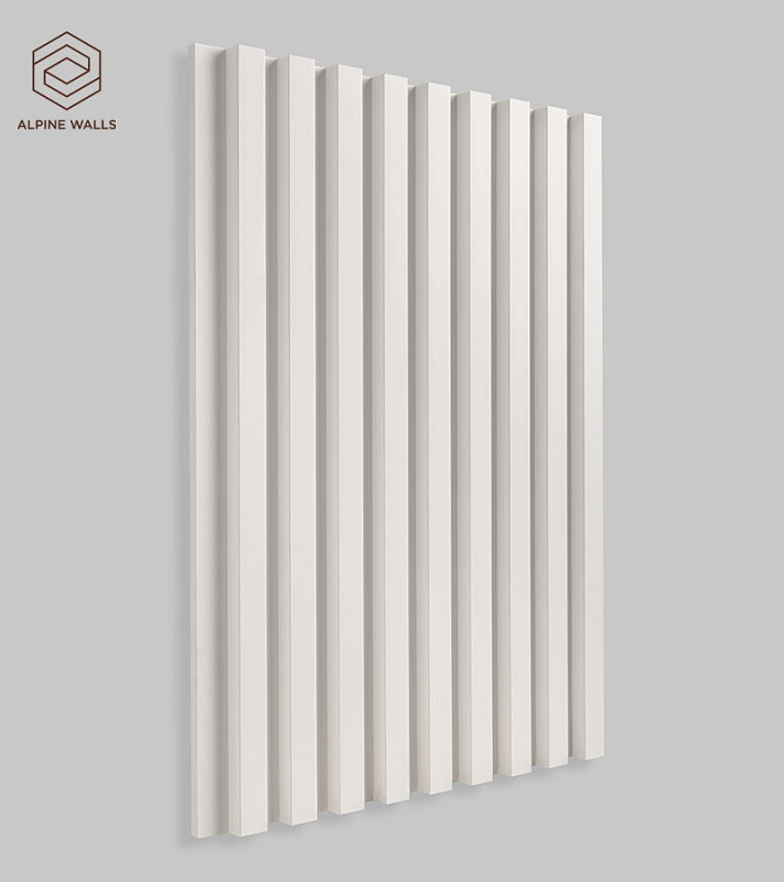Изображение товара Декоративная панель Alpine Walls LineArt ECO2103 42.5x290 см белая для внутренней отделки
