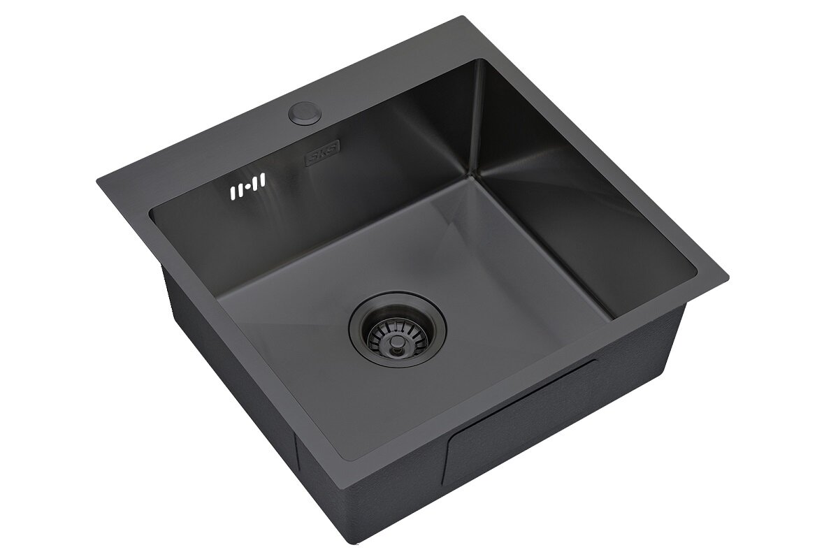 Изображение товара Кухонная мойка S.K.Sanitary SKS 5151 Grafit из нержавеющей стали