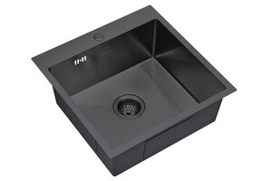 Изображение товара Кухонная мойка S.K.Sanitary SKS 5151 Grafit из нержавеющей стали