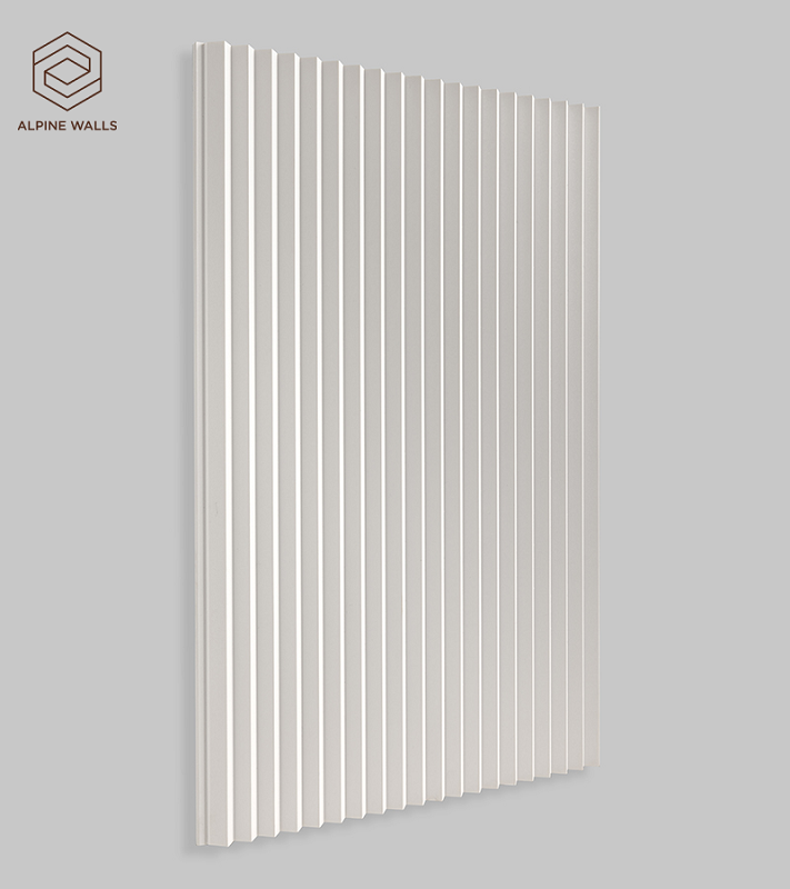 Изображение товара Декоративная панель Alpine Walls LineArt ECO6103 40.5 х 290 см белый