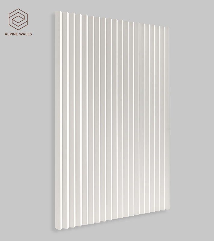 Изображение товара Декоративная панель Alpine Walls LineArt ECO8103 40 х 240 см белый
