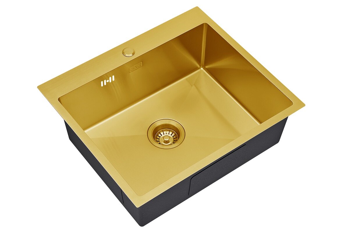 Изображение товара Кухонная мойка из нержавеющей стали с PVD покрытием Bronze 59 см