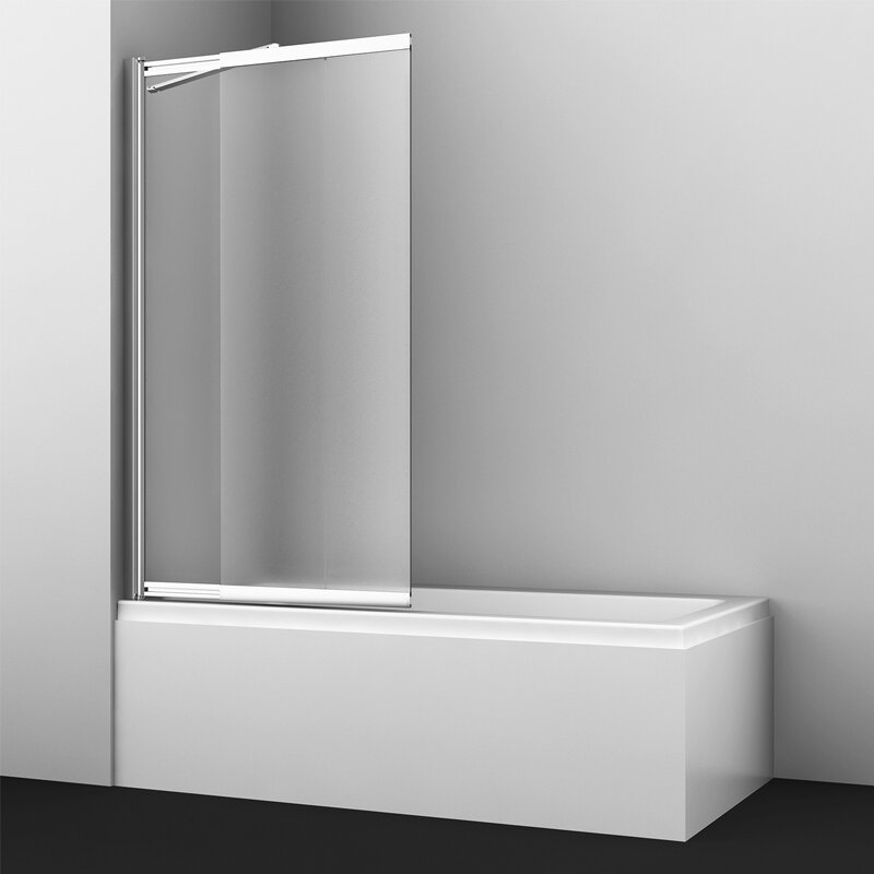 Изображение товара Стеклянная шторка на ванну WasserKraft 41S02-100 LM Matt glass Fixed