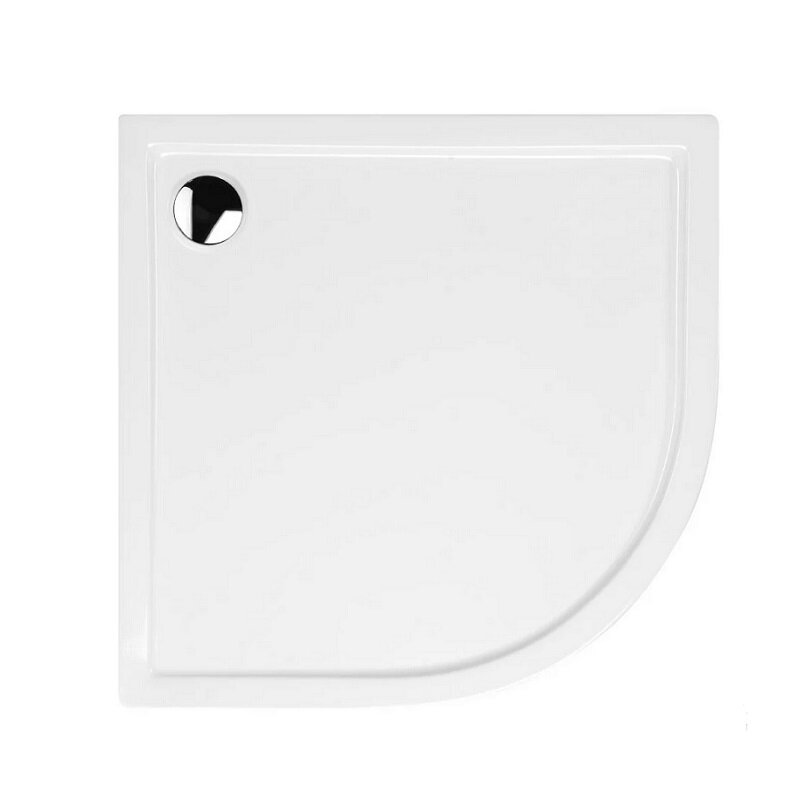 Изображение товара Душевой поддон Huppe Streamline PF 3TASQ212+090090B12, 90 x 90 см, четверть круга, акрил, плоский с панелью, белый