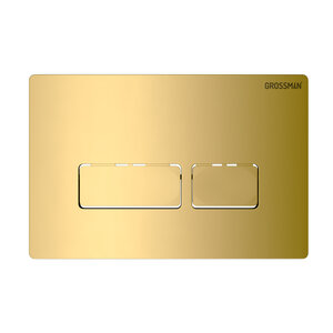 Изображение товара Клавиша Grossman Pragma 700.K31.03.300.300 механическая для унитаза золото глянцевое