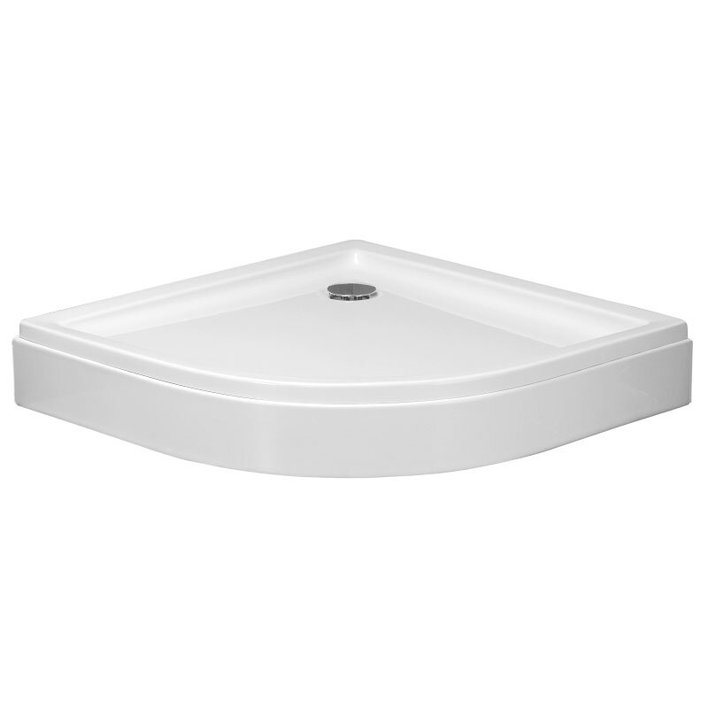 Изображение товара Душевой поддон Huppe Streamline PF 3TASQ212100100B12, 100 x 100 см, четверть круга, акрил, плоский с панелью, белый