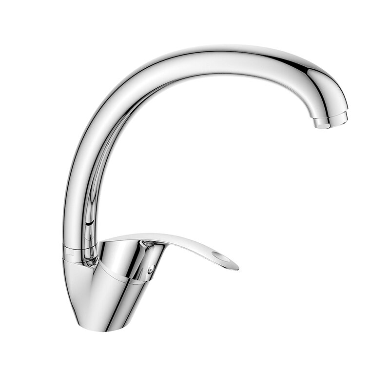 Изображение товара Смеситель для кухни Decoroom DR71021 хром однорычажный поворотный