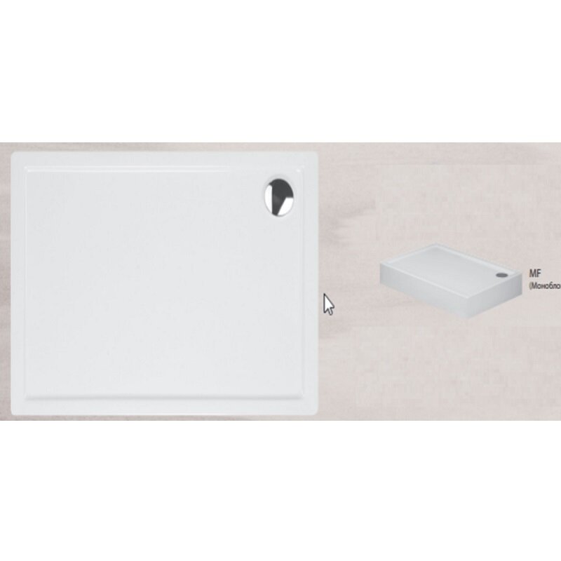 Изображение товара Душевой поддон Huppe Streamline 3TASD200+120090B01, 120 x 100 см, прямоугольный, акрил, моноблок, белый