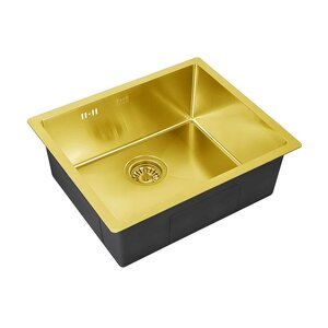 Изображение товара Кухонная мойка Zorg SZR-5344 BRONZE, 53 см, нержавеющая сталь, PVD, бронза