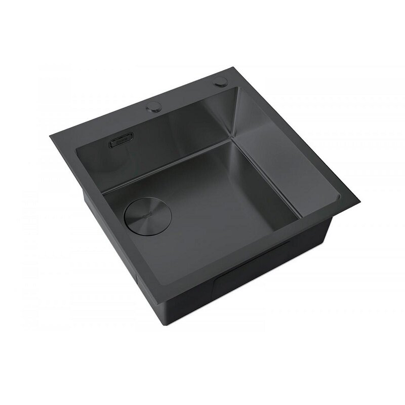 Изображение товара Кухонная мойка Zorg LUX 5151-L GRAFIT 51 см нержавеющая сталь PVD