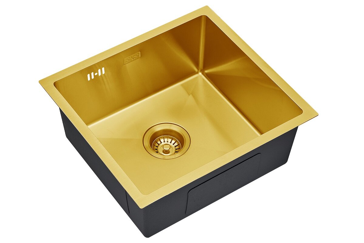 Изображение товара Кухонная мойка S.K.Sanitary SKS 4844 Bronze, 48 см, нержавеющая сталь, PVD Nano бронза