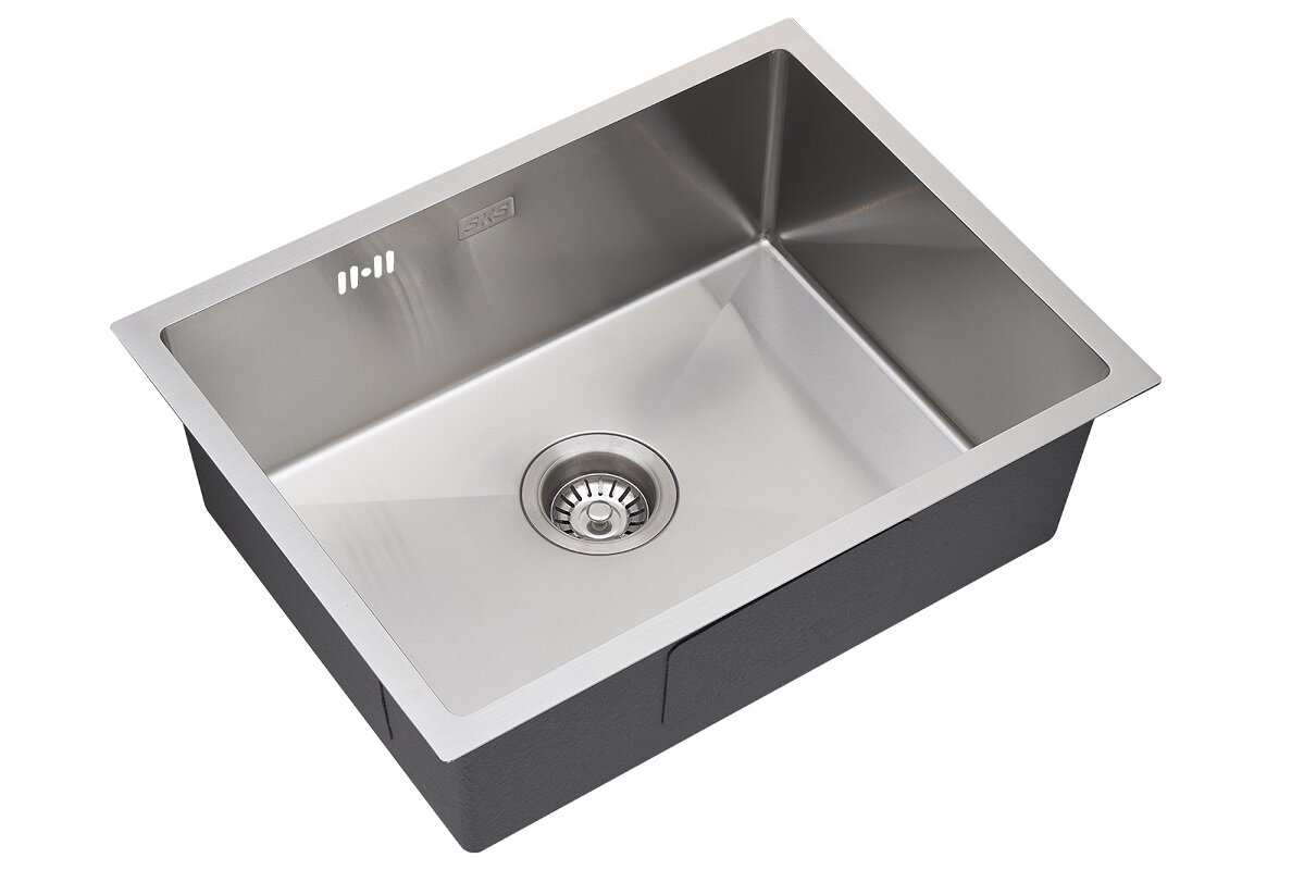 Изображение товара Кухонная мойка S.K.Sanitary SKS 5844, 58 см, брашированная нержавеющая сталь