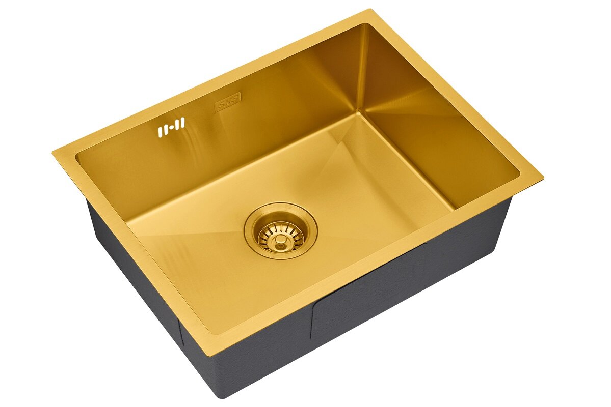 Изображение товара Кухонная мойка S.K.Sanitary SKS 5844 Bronze, 58 см, нержавеющая сталь, PVD Nano бронза