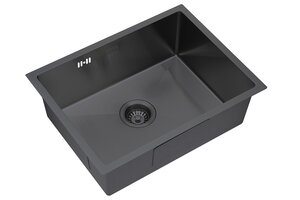 Изображение товара Кухонная мойка S.K.Sanitary SKS 5844 Grafit, 58 см, нержавеющая сталь, PVD Nano графит