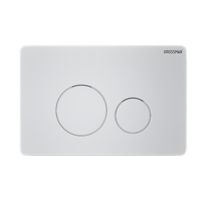 Изображение товара Клавиша Grossman Style 700.K31.05.01M.01M для унитаза, белый матовый