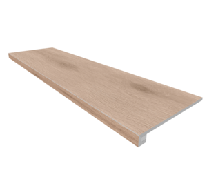 Изображение товара Ступень, керамогранит Ametis Selection SI01 39146, 33х120 см без насечек+Подступенок 14.5х120 см, oak