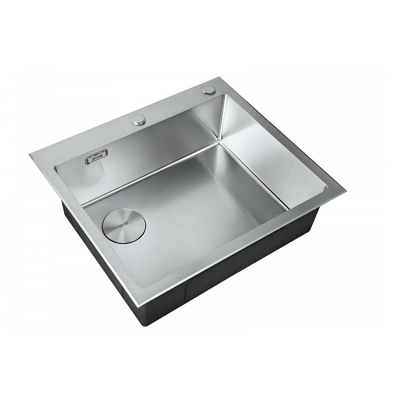 Изображение товара Кухонная мойка Zorg LUX 5951-L, 59 см, нержавеющая сталь, PVD, выпуск слева, нержавеющая сталь