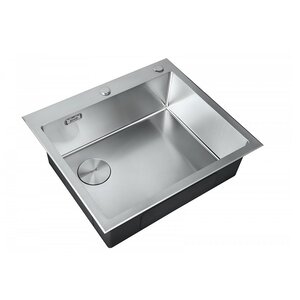 Изображение товара Кухонная мойка Zorg LUX 5951-L 59 см нержавеющая сталь PVD угловая установка серый