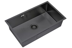 Изображение товара Кухонная мойка SKS 7444 Grafit из нержавеющей стали 74 см с PVD Nano покрытием