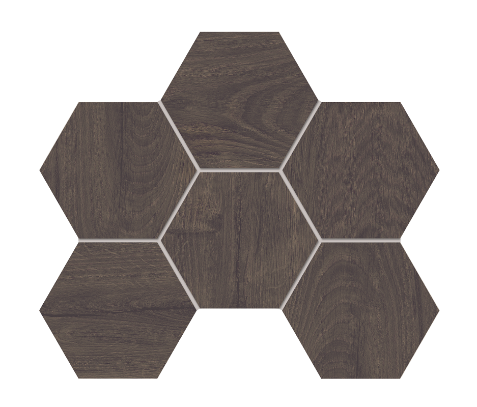 Изображение товара Мозаика Ametis Selection SI04 Hexagon 39024, 25 x 28.5 см, walnut Изображение товара Мозаика Ametis Selection SI04 Hexagon 39024, 25 x 28.5 см, walnut