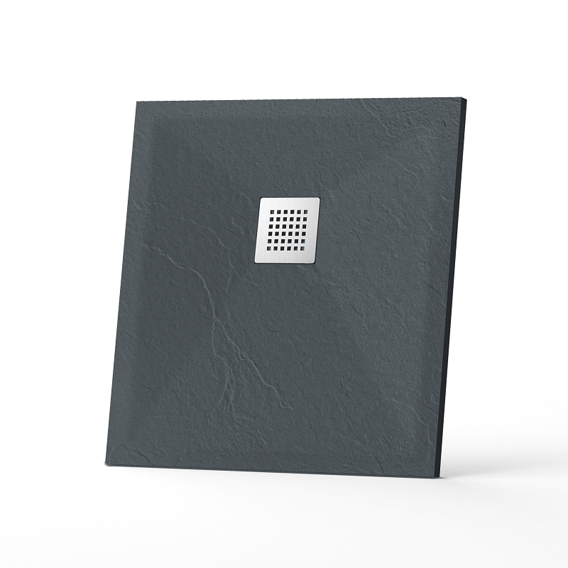 Изображение товара Душевой поддон RGW Stone Tray-G 90x90 см из искусственного камня графит