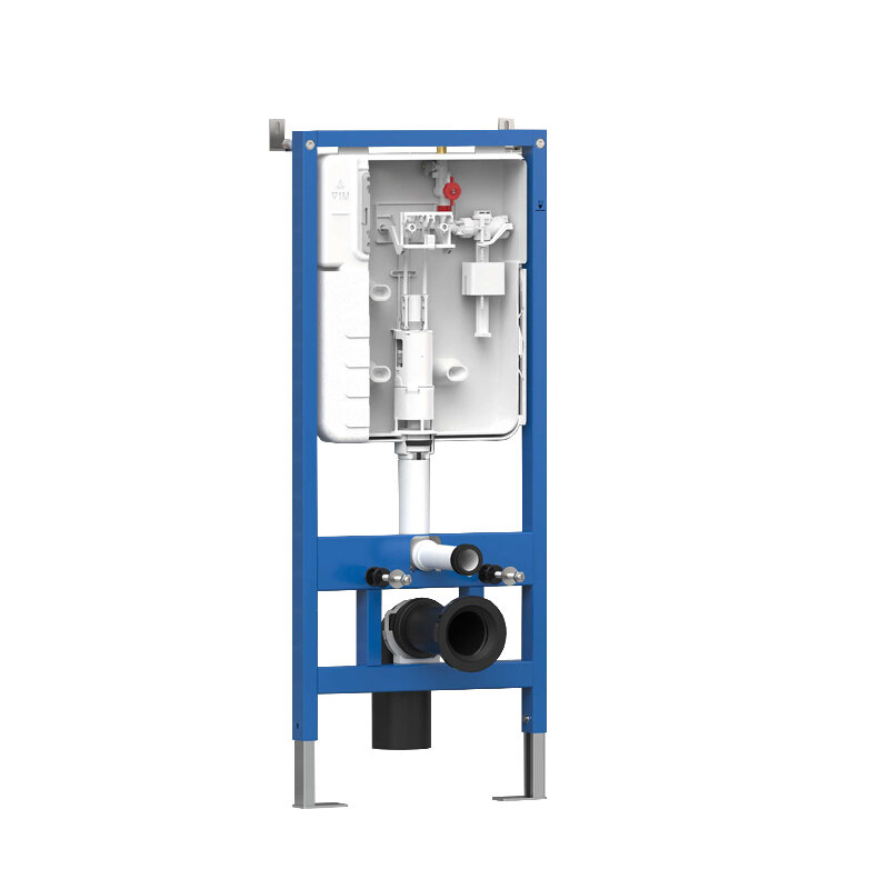 Изображение товара Инсталляция для унитаза Grossman 900.K31.03.000 синяя, двухрежимный слив, надежная монтажная систем