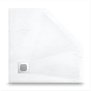 Изображение товара Душевой поддон RGW Stone Tray-W, 14155099-01-11, 90 x 90 см, трапеция, из искусственного камня, белый